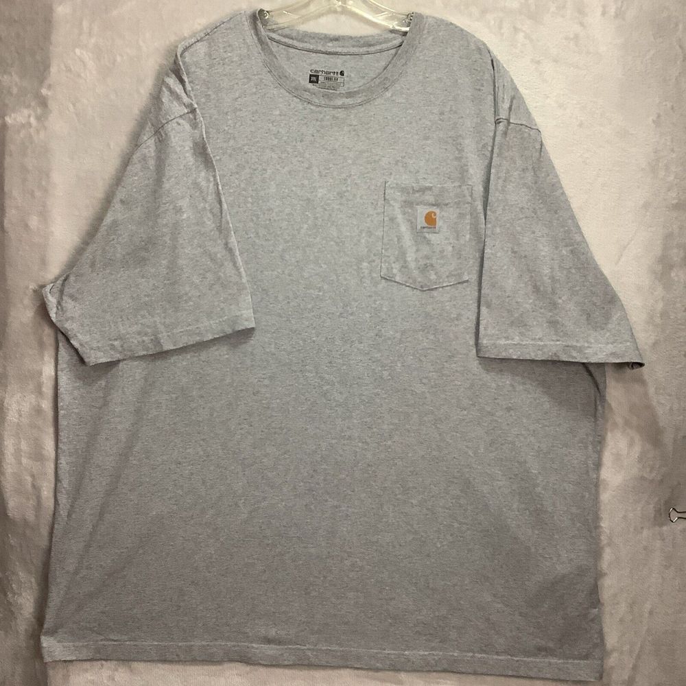 Carhartt loose fit pocket T-shirt Size 3XL Tall (62 X 34.5 inches) Grey workwear